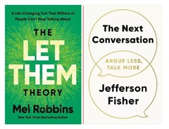 The Let Them Theory by Mel Robbins+The Next Conversation By Jefferson Fisher..