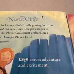 Disney THE NEVER GIRLS Book Lot #1-4, 6-12 By Kiki Thorpe Paperback Pb