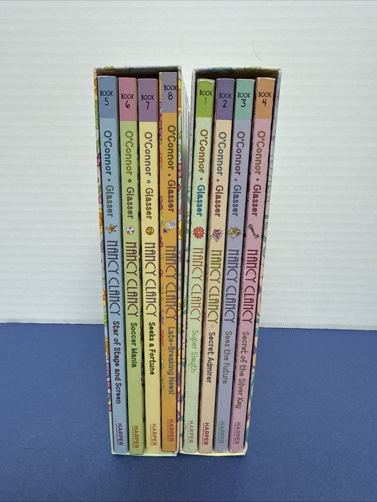 Lot of 8 ~ PB Books ~ Jane O’Connor ~ NANCY CLANCY Complete Series – 2 Box Sets