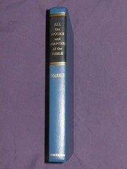Book – ALL THE BOOKS AND CHAPTERS OF THE BIBLE – by Herbert Lockyer