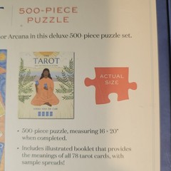 NEW RP Studio Tarot 500-Piece Puzzle by Nikki Van De Car w/ Tarot Book & Poster