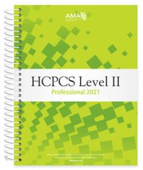 HCPCS 2021 Level II Professional Edition – Spiral-bound – GOOD