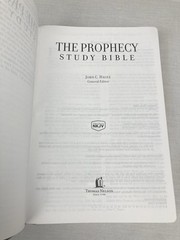 PROPHECY STUDY HOLY BIBLE NKJV JOHN HAGEE BONDED LEATHER GILT EDGING 1997 VGC!