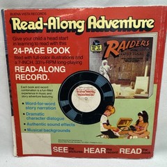 Vintage 1982 Disney TRON Read-Along Book and Record 33 1/3 RPM Vinyl 384