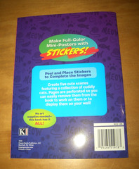 New „CATS” Sticker Puzzles Book-Makes 5 Mini Posters of Cats