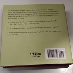 500 White Wines by Natasha Hughes & Patricia Langton 5.5×5.5in Hardcover 2009