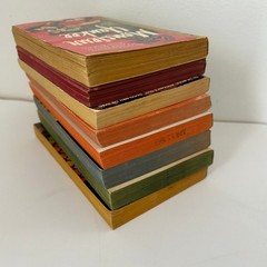 Vtg Pulp Paperback Lot of 8 Mid Century War Adventure Historical Drama 1950s-60s