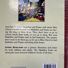 Madeline And The Gypsies Ludwig Bemelmans 1987 Childrens Hardcover BOOK 12.25×9