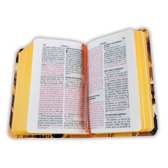 Biblia Mini Bolsillo RV1960, tapa flexible león Tribu de Judá,