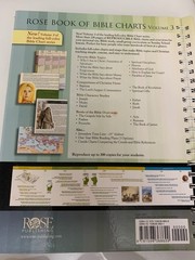 Rose Book Of Bible Chart Lot of 3 Books Maps & Time Lines, Volumes 2 & 3 VG+