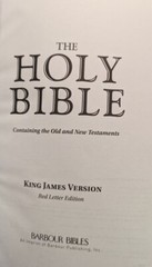 Holy Bible: King James Version, Red Letter, Gift & Award (King James Bible)