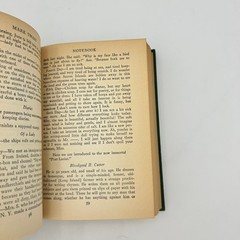 Mark Twain’s Notebook First Edition 1935 Harper & Brothers Classic Nonfiction
