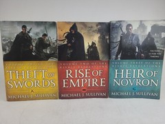 Lot 3 Riyria Revelations PB Books Theft Swords Rise Empire Heir Novron Sullivan