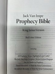 Jack Van Impe Prophecy Bible Special Limited Edition Red Letter KJV