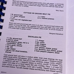Morgantown WV cook book cookbook 2001 community spiral 104 pages of recipes
