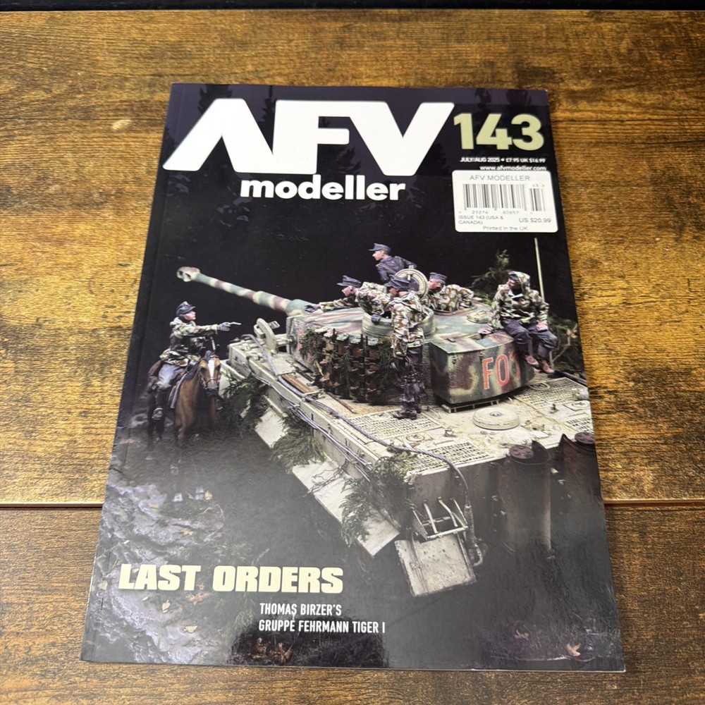 AFV Modeller Magazine July August Issue 143 Last Orders Grippe Fehrmann Tiger I