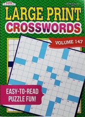 Kappa Large Print Crosswords Puzzle Books, 32 Different Volumes to Select U-PICK