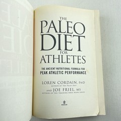 Paleo Diet for Athletes Joe Friel Book Ancient Nutritional Fitness Training PB