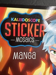 Kaleidoscope Sticker Mosaics Manga Puzzle Art Poster Book Activity Craft NEW