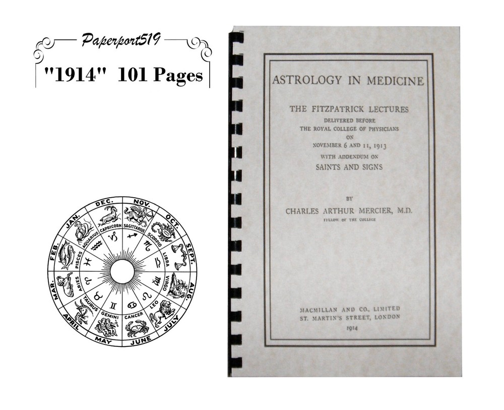 Astrology In Medicine „1914” 101 Pages