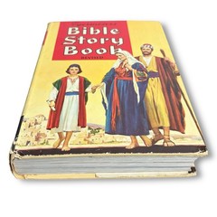 1963 Egermeier’s Bible Story Book Warner Press HCDJ Revised Young & Old