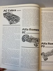 Inside 100 Great Cars 1988 Edition 8.5″x11″ Coffee table book 288 pages