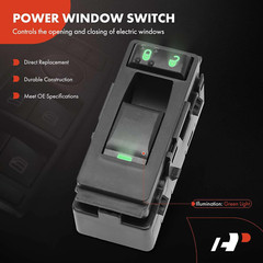 Front Right Passenger Side Power Window Switch – Compatible with Chrysler, Dodge