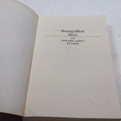 Slumgullion Stew Edward Abbey 1984 First Edition Reader Essays Dutton