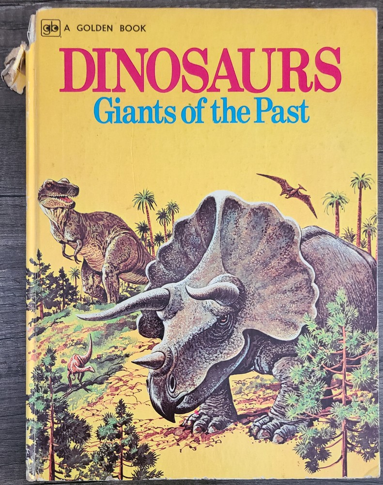 DINOSAURS GIANTS OF THE PAST by Eileen Daly & Rod Ruth (HC 1974) Golden Press
