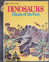 DINOSAURS GIANTS OF THE PAST by Eileen Daly & Rod Ruth (HC 1974) Golden Press