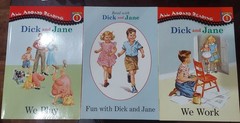Classic Dick and Jane On The Go! 6 Classic Storybooks Inside Case Set Lot