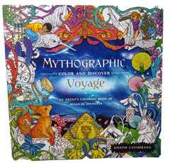 Mythographic Color & Discover Voyage Artist’s Coloring Book Magical 96 pages