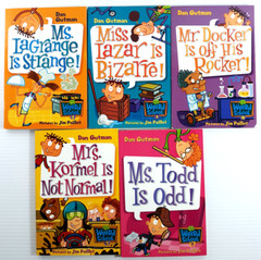Lot of 5 My Weird School Books by Dan Gutman 8 9 10 11 12 Book Bundle