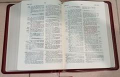 1978 RYRIE STUDY BIBLE KING JAMES VERSION BURGUNDY LEATHER Moody Press Boxed