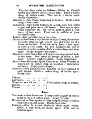 War Time Gardening How To Grow Your Own Food „1915” 62 Pages