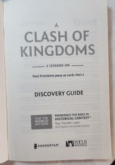 Discovery Guide Volume 15 A Clash Of Kingdoms Ray Vander Laan