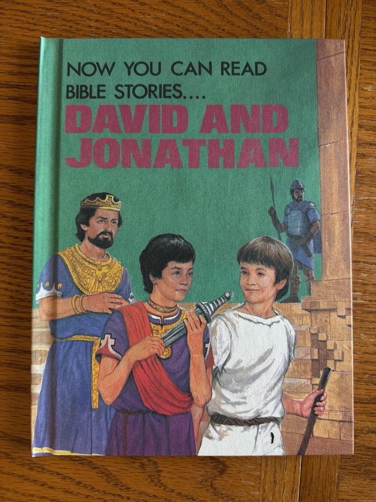 Vintage 1983 Now You Can Read Bible Stories…. David And Jonathan Hardcover Book