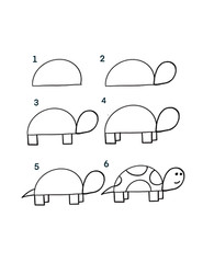 How to Draw for Kids ages 4-8 Simple Step by Step How to Draw Animals