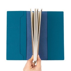 WANDERINGS Regular Size Travelers Notebook with Pockets – 4.5″ x 8.5″ (11.5 x…