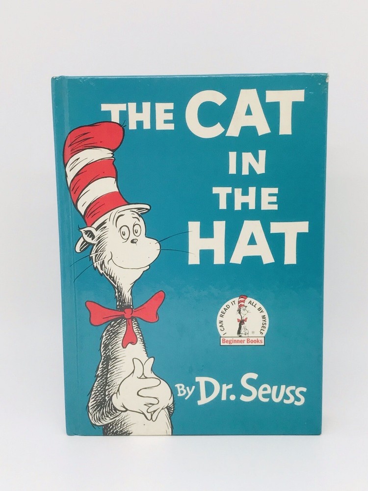 The Cat in the Hat by Dr. Seuss Beginner Vintage Children Book-9.3 In …55