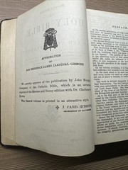 The Holy Bible Douay Version 1914 John Murphy Company Not Mint Condition Look