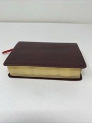 HCSB Large Print Compact Bible • Burgundy Bonded Leather (2005, Holman)