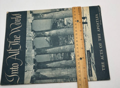 Vtg INTO ALL THE WORLD-The Acts of the Apostles-1963 American Bible Society