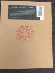 Arboretum by David Byrne Harcover Book