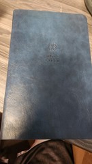 KJV Thomas Nelson Personal Size Reference Bible Navy Blue Leathersoft Giant Prnt