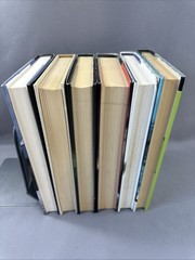 Lot Of 6- Novels Mixed Authors, Genres And Titles Hardcover Books
