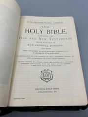 KJV Holy Bible – Sunday School Scholars Edition – 1920s National Bible Press