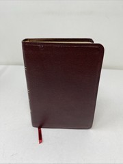 HCSB Large Print Compact Bible • Burgundy Bonded Leather (2005, Holman)