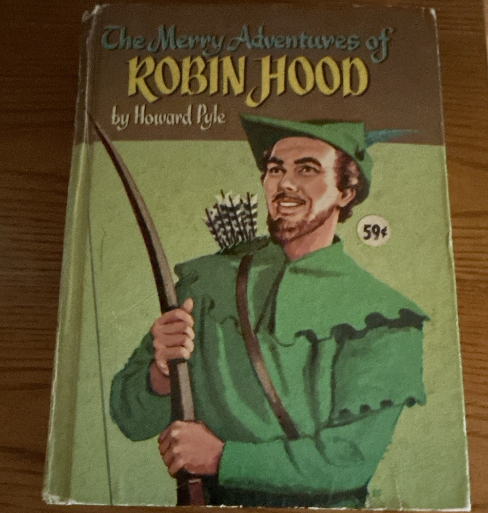 The Merry Adventures of Robin Hood HC Howard Pyle Whitman Classics Illus.