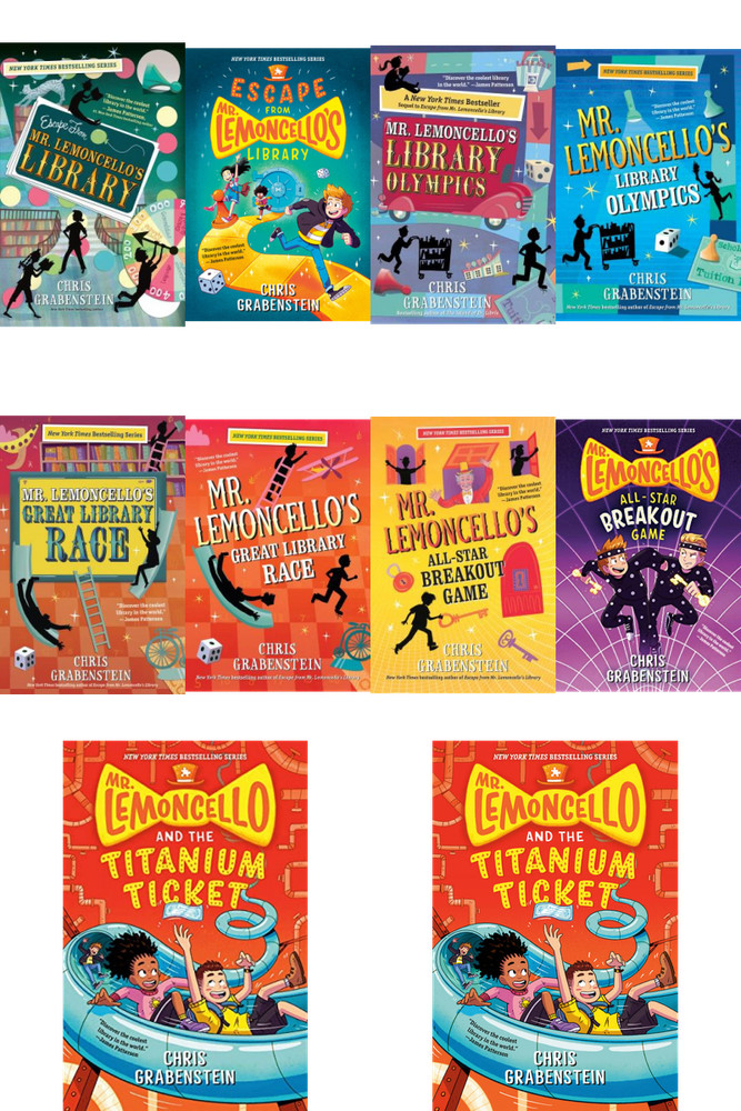 Mr. Lemoncello’s Library Series All 5 Books in Paperback